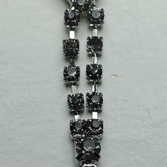 Ali Khan bridal rhinestone drop earrings - Picture 6 of 11